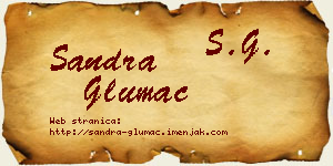 Sandra Glumac vizit kartica
